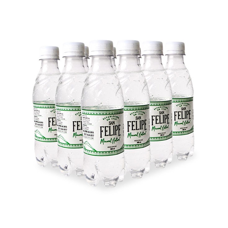 Pack X 12 Agua Con Gas San Felipe Pague 10 Ll