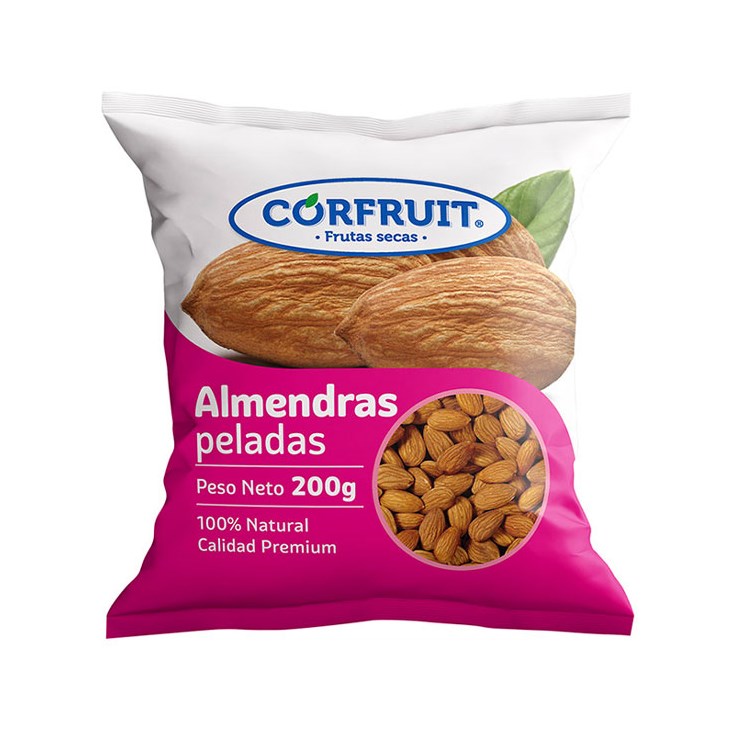 Almendras Peladas Corfruit 200 Gr