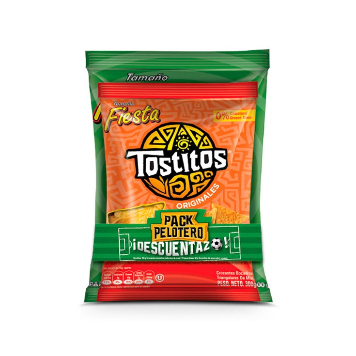 Pack Pelotero Sabor Original Tostitos 300 Gr +