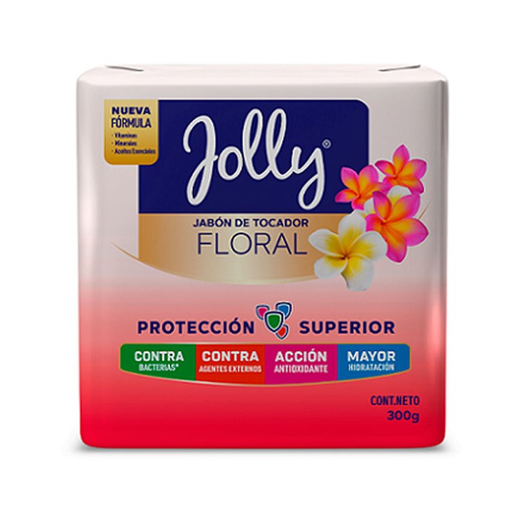 Tripack Jabon Floral Jolly 300 Gr