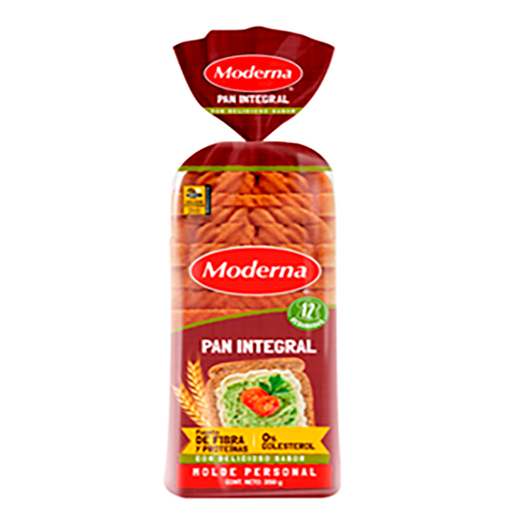 Pan Integral Medio Molde Moderna 350 Gr.