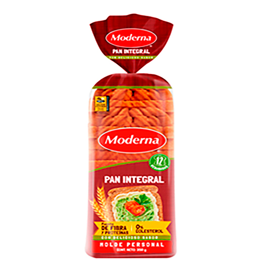 Pan Integral Medio Molde Moderna 350 Gr.