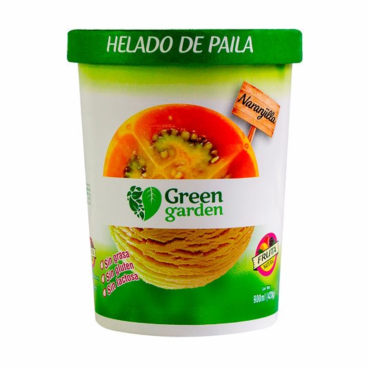 Helado De Paila S/Naranjilla Greengarden 900