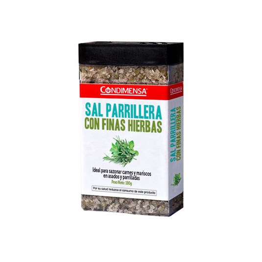 Sal Parrillera Con Especias Condimensa 180 Gr