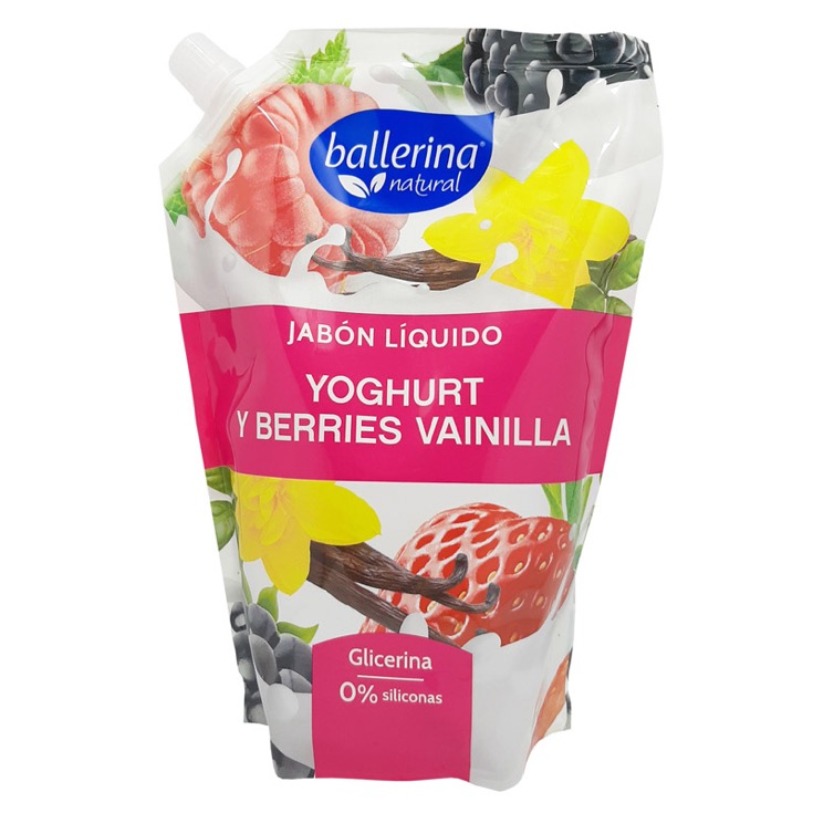 Jabón Líquido Yogurt Y Berries Ballerina Doy Pack