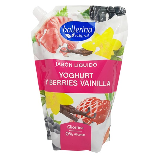 Jabón Líquido Yogurt Y Berries Ballerina Doy Pack