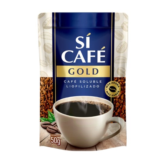 Si Café Gold Liofilizado Display 50 Gr.
