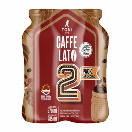 Caffe Lato Toni Duo Pack Capuccino 570 Ml