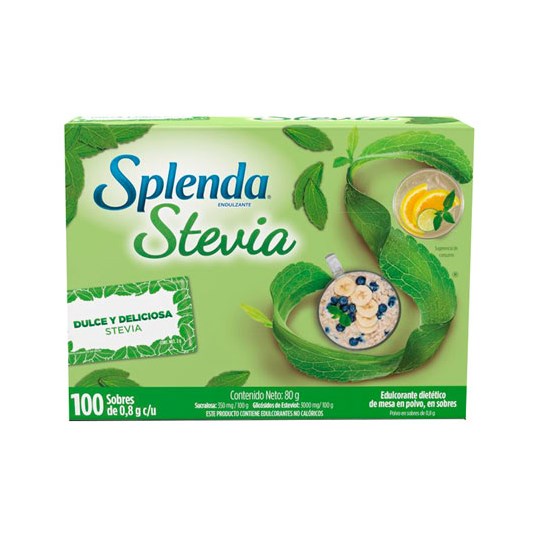 Endulzante Stevia Splenda X 80 Uni
