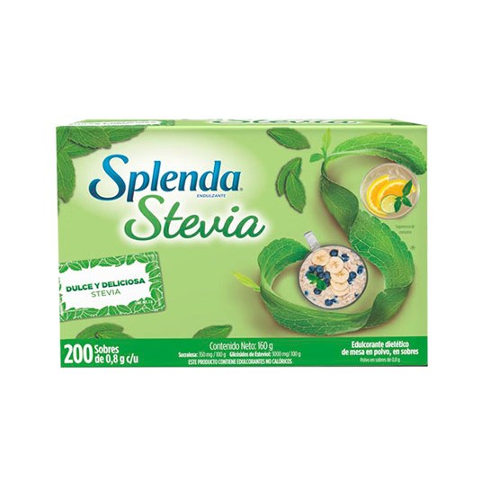 Endulzante Stevia Splenda X 200 Uni