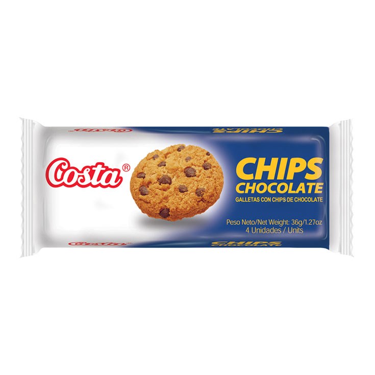 Galleta Chips Chocolate Costa 216 Gr