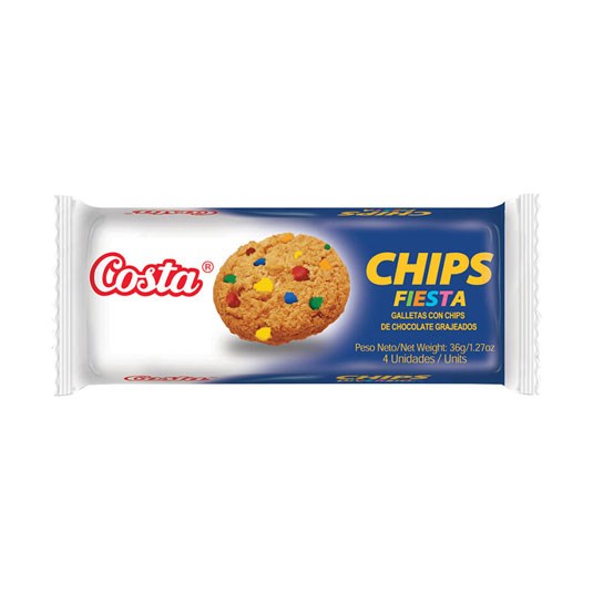 Galleta Chips Fiesta Costa 216 Gr
