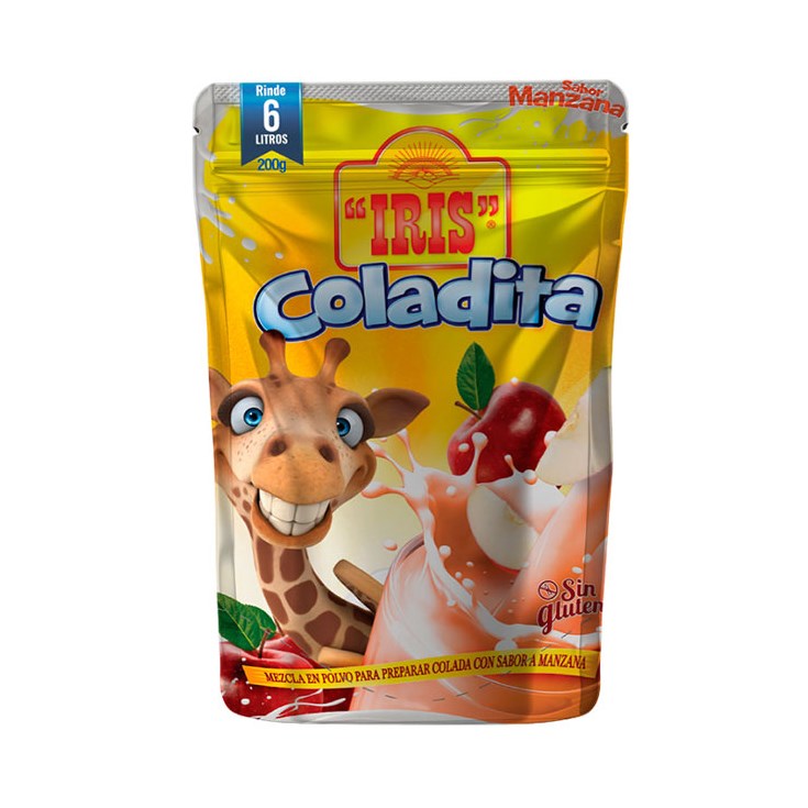 Coladita Sabor A Manzana Iris 200 Gr Coladita Sabor A Manzana Iris 200 Gr