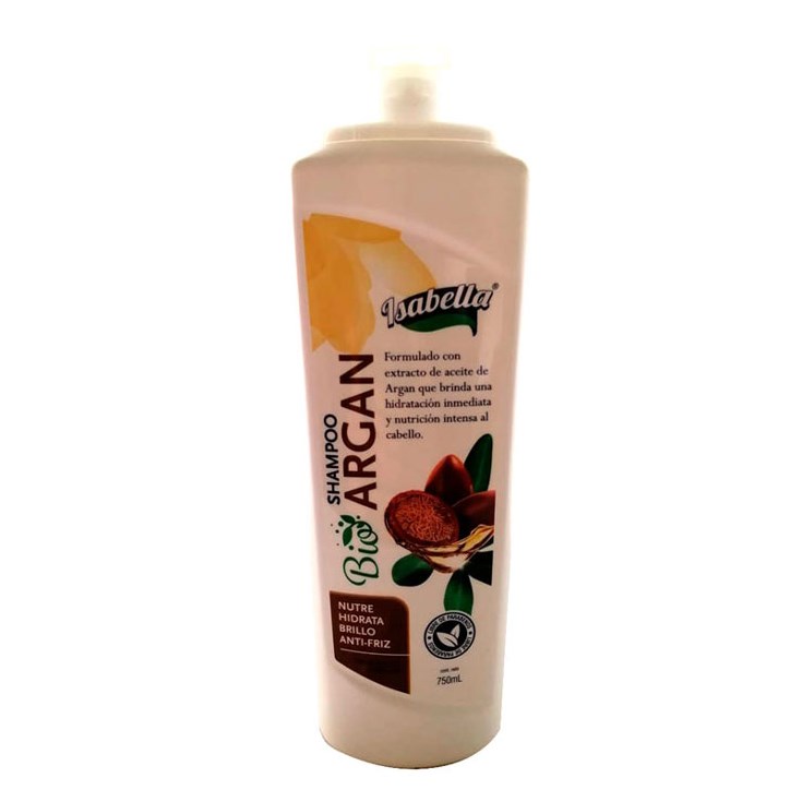 Shampoo Bio Argán Frasco Isabella 750 Ml