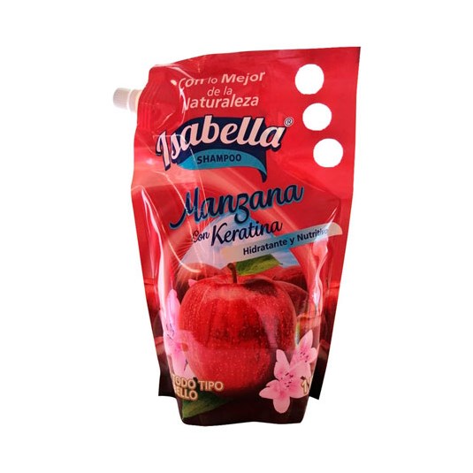 Shampoo Manzana Con Keratina Isabella 1 Lt