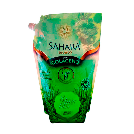 Shampoo Colágeno Libre De Sal Sahara Doy Pack