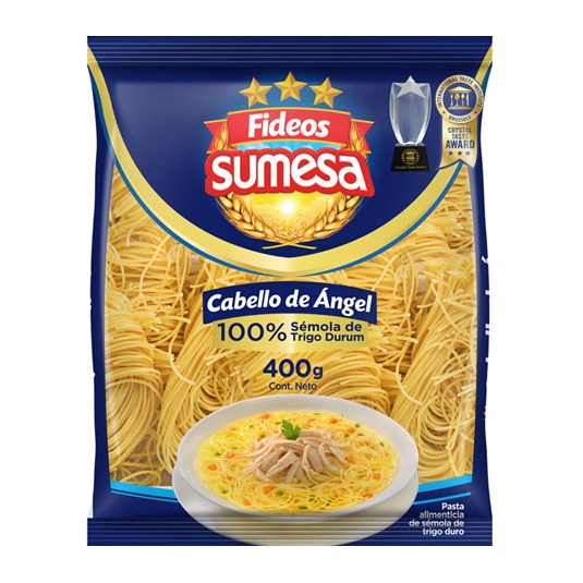 Fideo Cabello De Ángel Sumesa 400 Gr