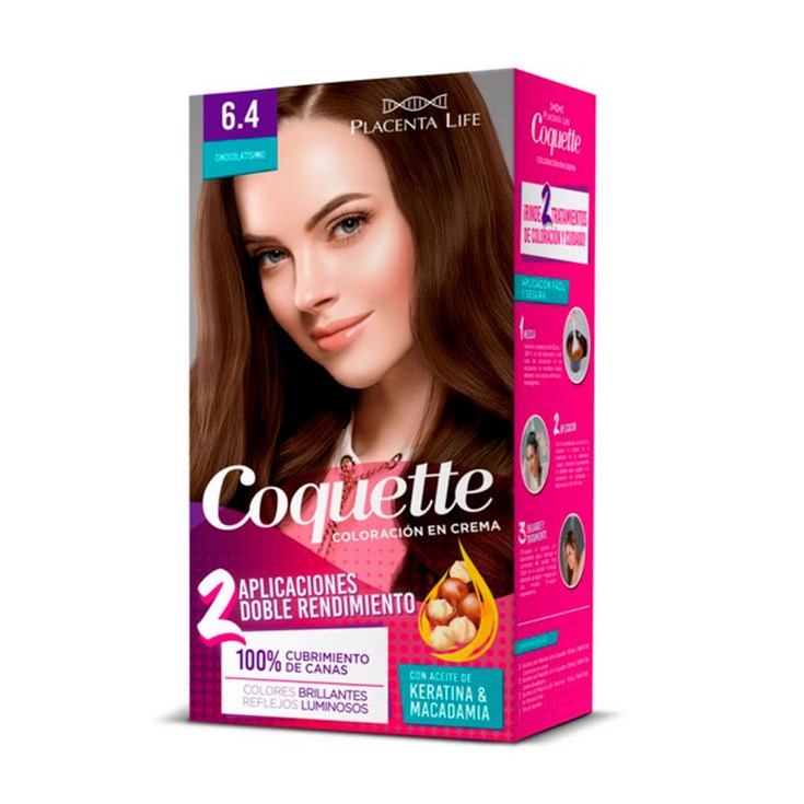 Coloración permanente 6.4 chocolatís Coquette