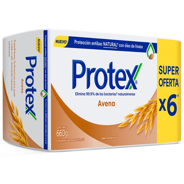 Jabón Avena Protex 110 Gr Jabón Avena Protex 110 Gr