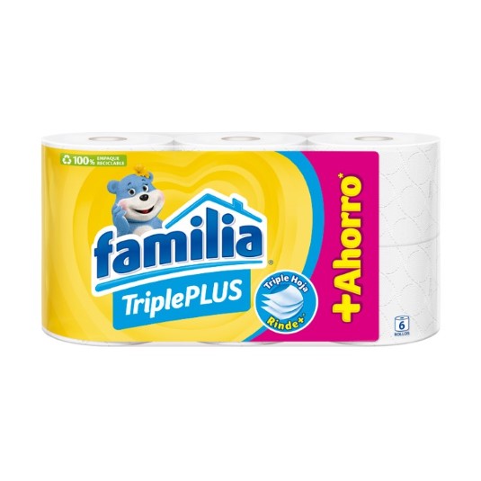 Papel Higienico Familia Grande X 6