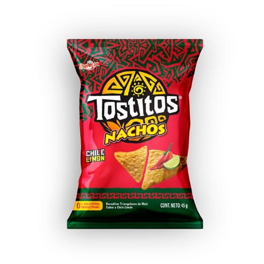 Nachos Sabor Chile Limón Tostitos 45 Gr