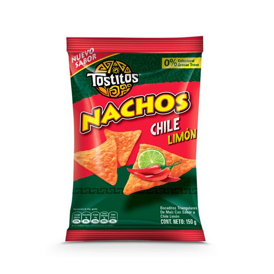 Nachos Sabor Chile Limón Tostitos 150 Gr