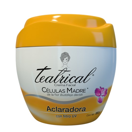 Crema facial aclaradora Teatrical 100gr