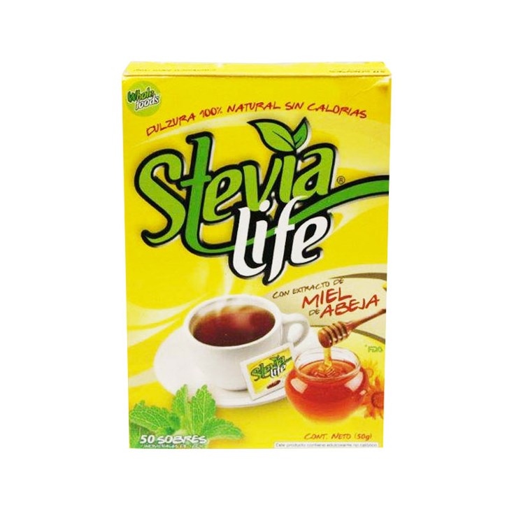Endulzante Natural Con Extracto D Stevia Life