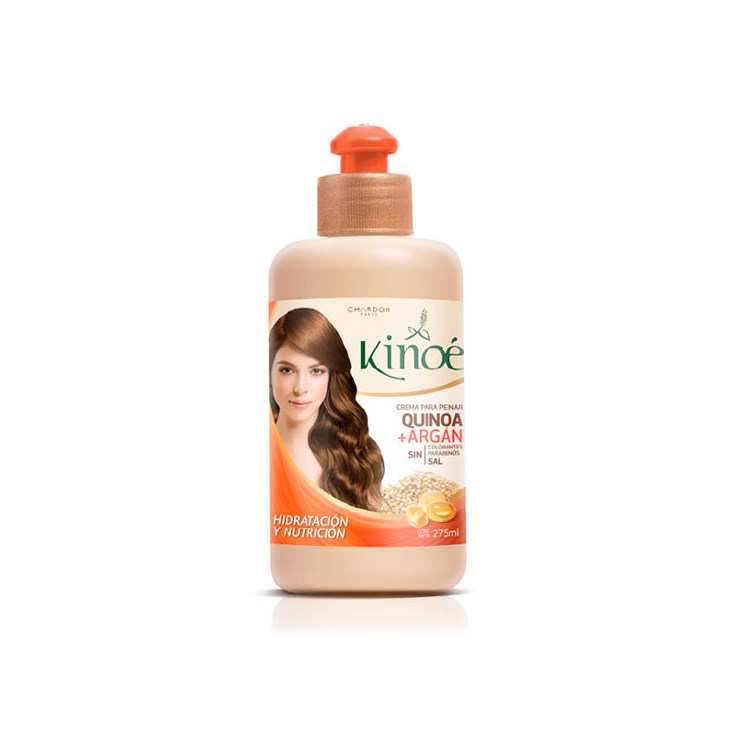 Crema Para Peinar Argan Hidratación Kinoe X 2