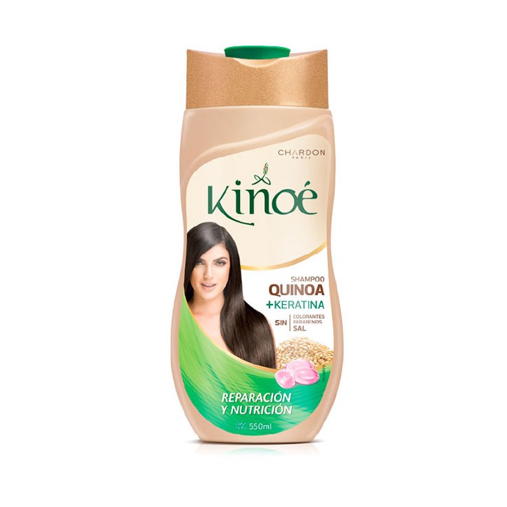 Shampoo Keratina Reparación Kinoé 550 Ml