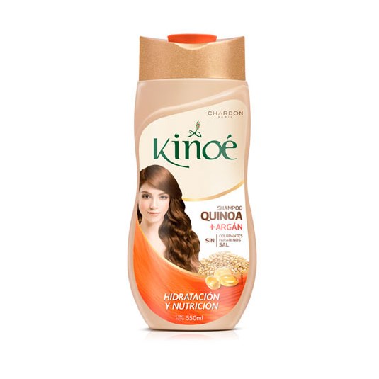 Shampoo Argán Hidratación Kinoé 550 Ml