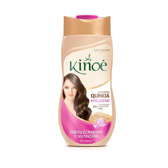 Shampoo Colágeno Fortalecimiento Kinoé X 550