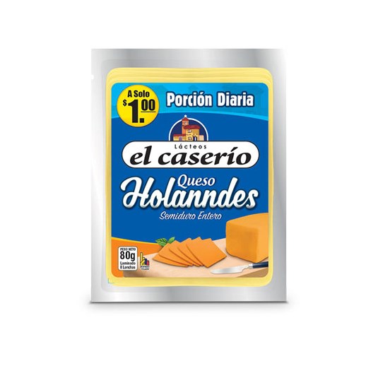 Queso Holandes El Caserío 80 Gr.