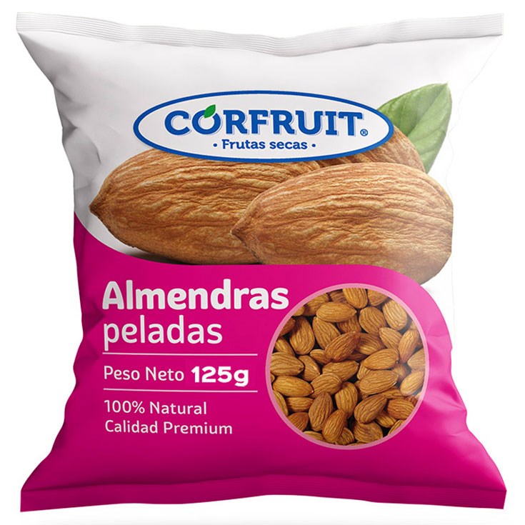 Almendras Peladas Corfruit 125 Gr