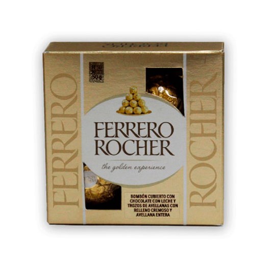 Rocher Bombón Estuche X 4 Uni 50 Gr