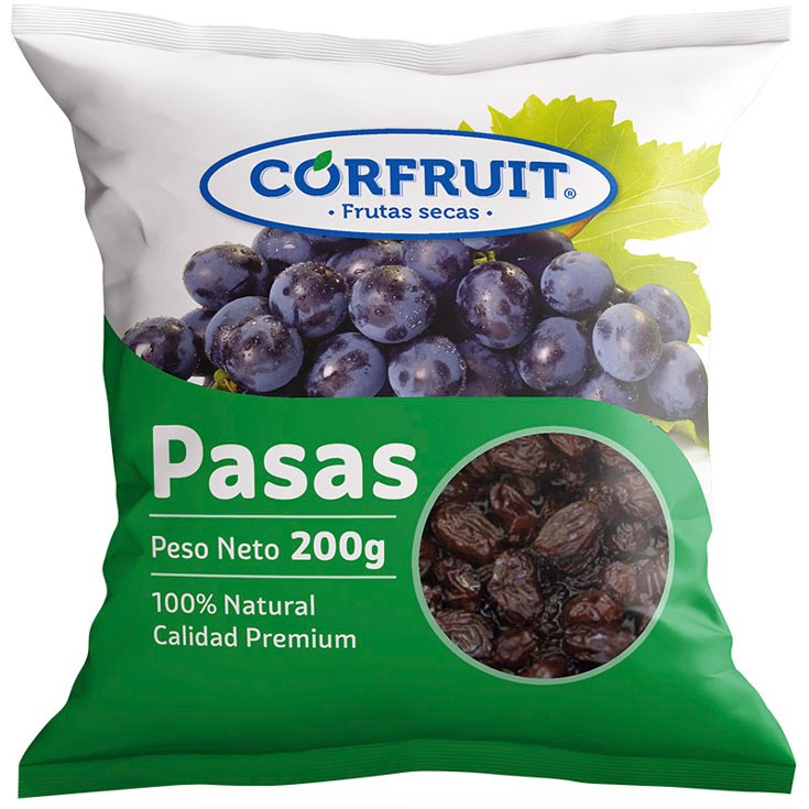 Pasas Corfruit 200 Gr