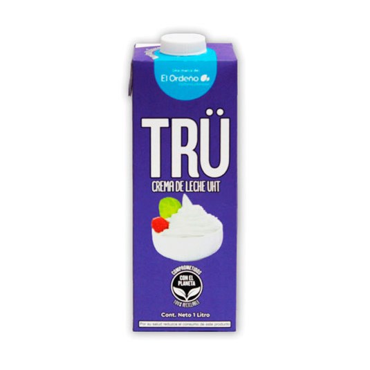 Cartón Tru Crema De Leche 1 Lt.