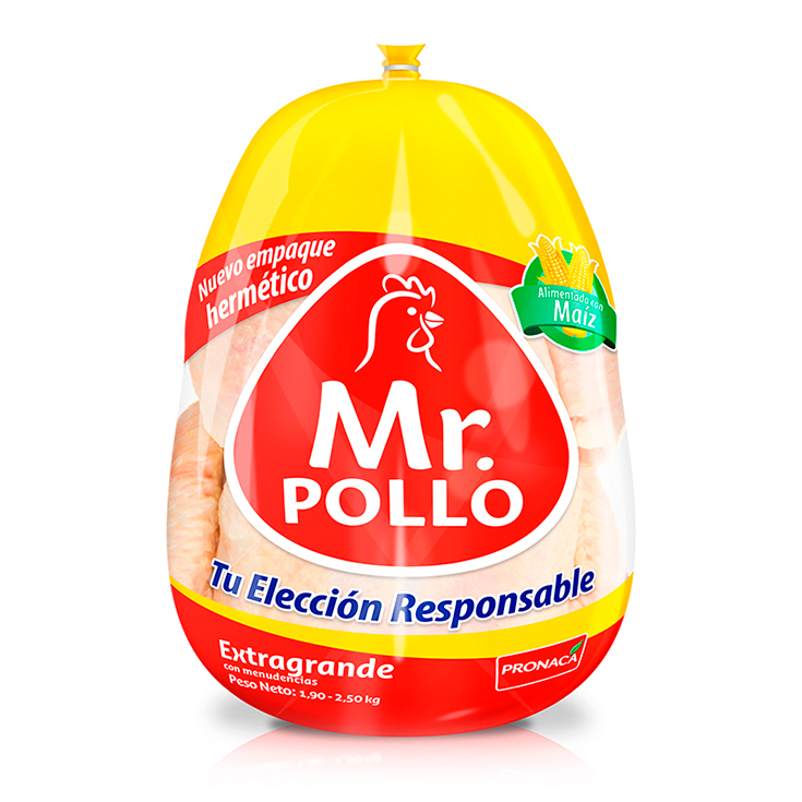 Pollo Mr. Pollo Completo Extragrande Kg.