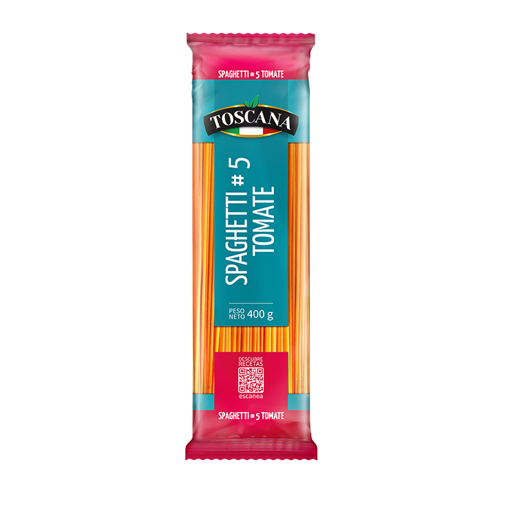 Spaghetti 5 Tomate Toscana 400 Gr