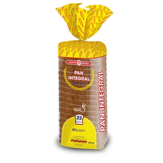 Pan Integral Santa María 600 Gr.