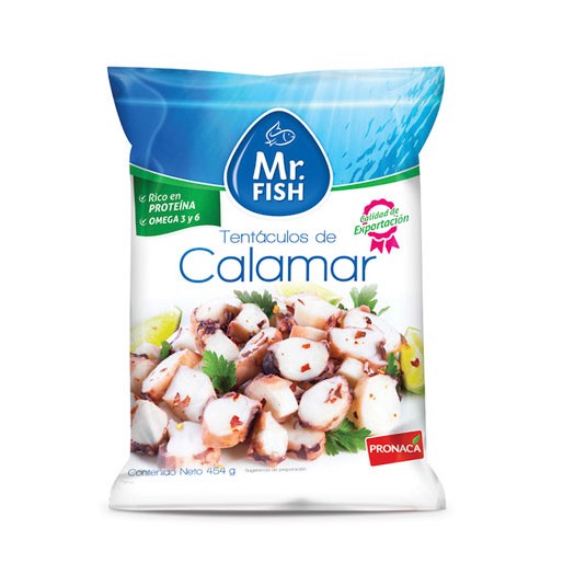 Tentáculos De Calamar Mr. Fish 454 Gr