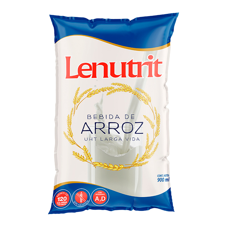 Funda Bebida De Arroz Lenutrit 900 Ml.