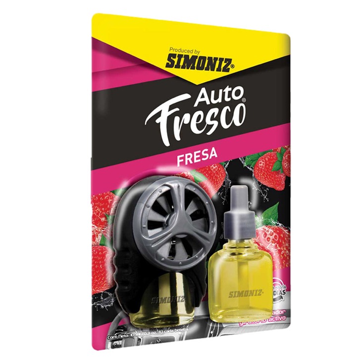 Simoniz Ambientador Fresa Air Tech Con Repuesto Un