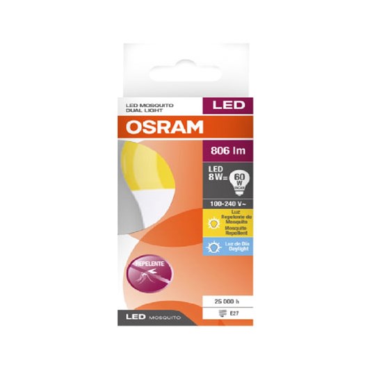 Foco Led Mosquito Repellente Osram 8 wts