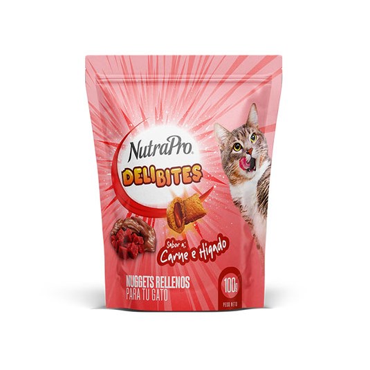 Snack Nuggets Para Gato Sabor Hígado Nutrapro