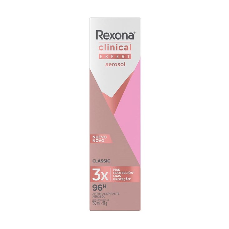 Desodorante Rexona Clinica Aerosol Ap Classic 12X91G