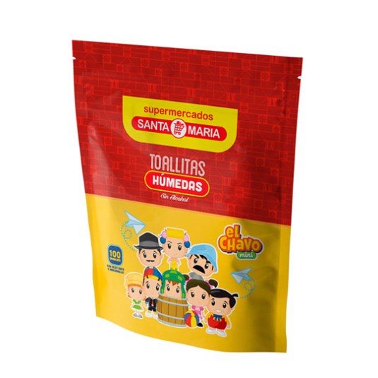 Santa Maria Toallitas Humedas Chavo Mini Doypack X 100U