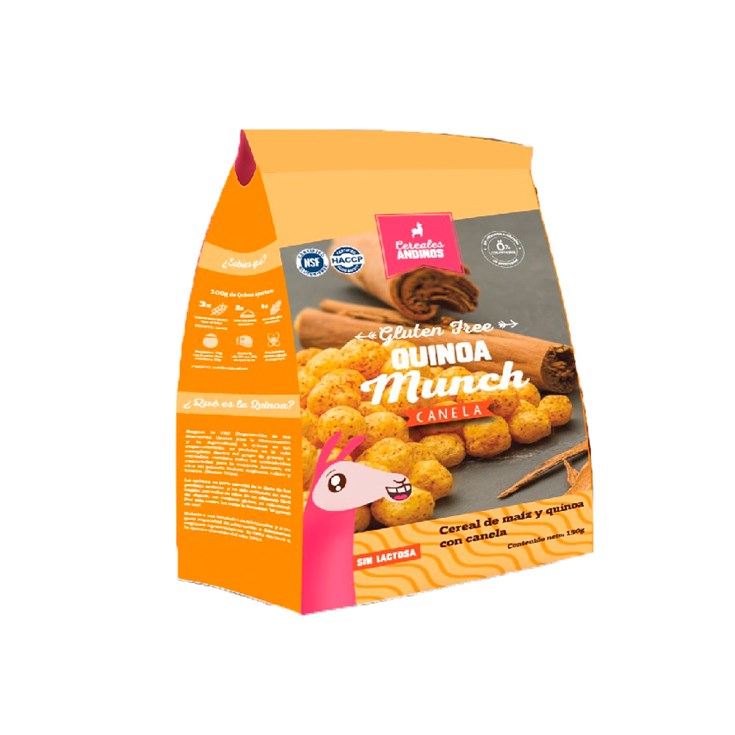 Cereal Canela Quinoa Munch 150 Gr