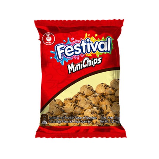 Galleta Mini Chips Chocolate Festival 25 Gr