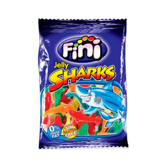 Gomita Jelly Sharks Tiburones Fini 100 Gr